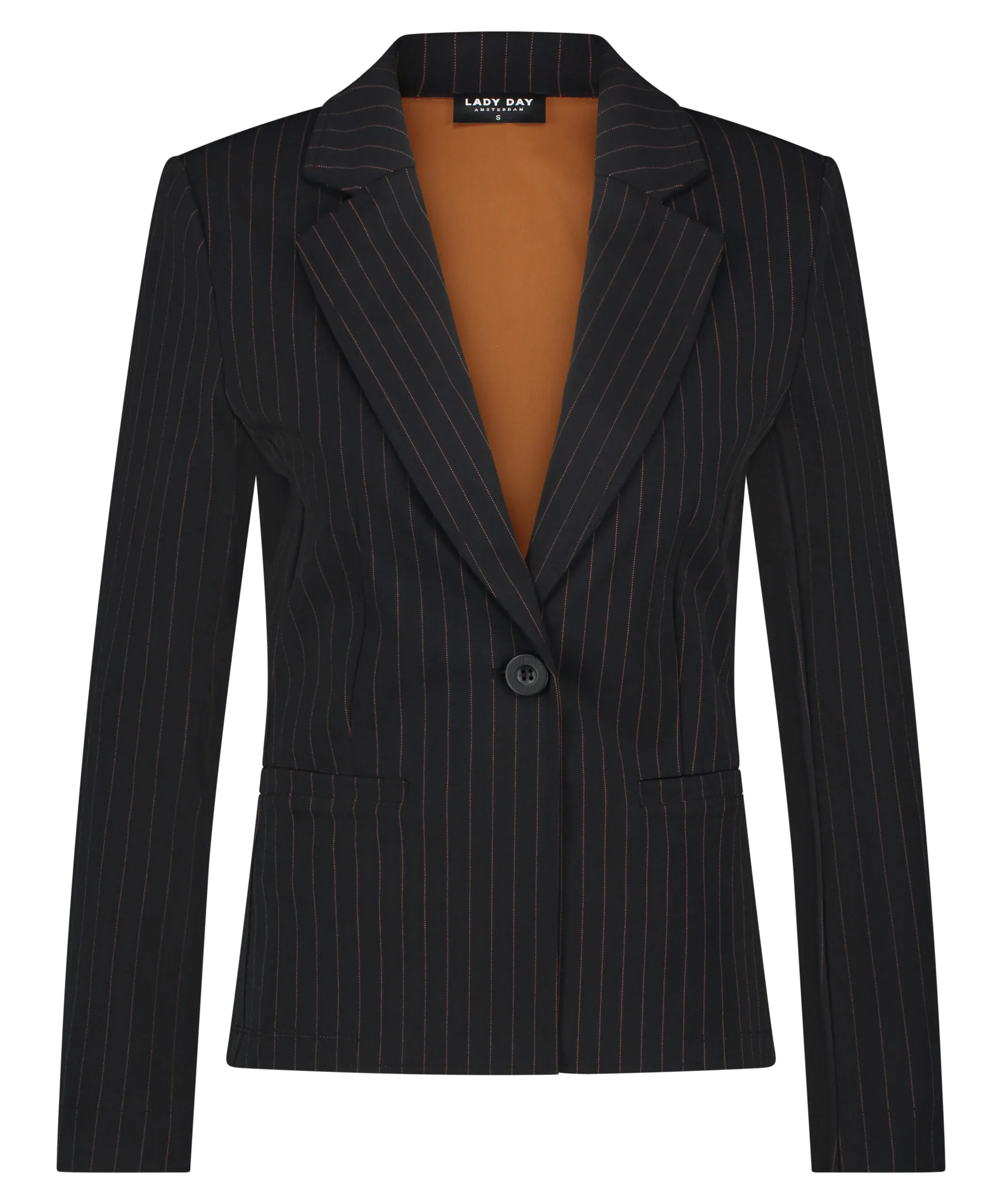 LADY DAY – BLAZER BILLY – PINSTRIPE BLACK