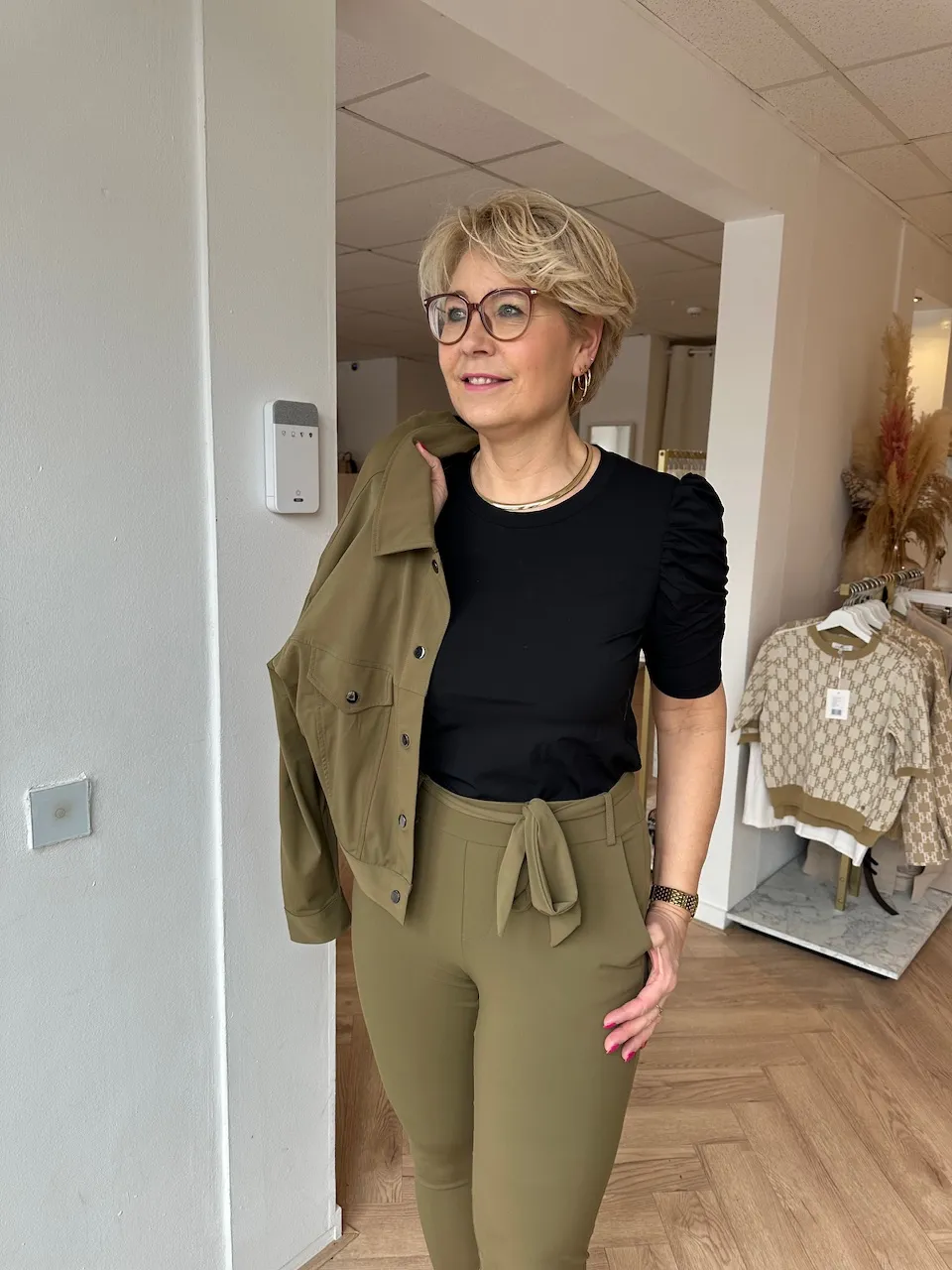 LADY DAY – JACKET JAZZ – OLIVE