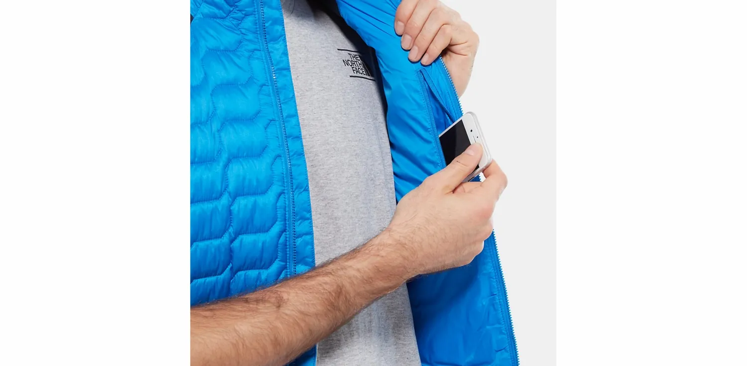 Bodywarmer The North Face Men New Thermoball Hybrid Vest Bomber Blue Urban Navy