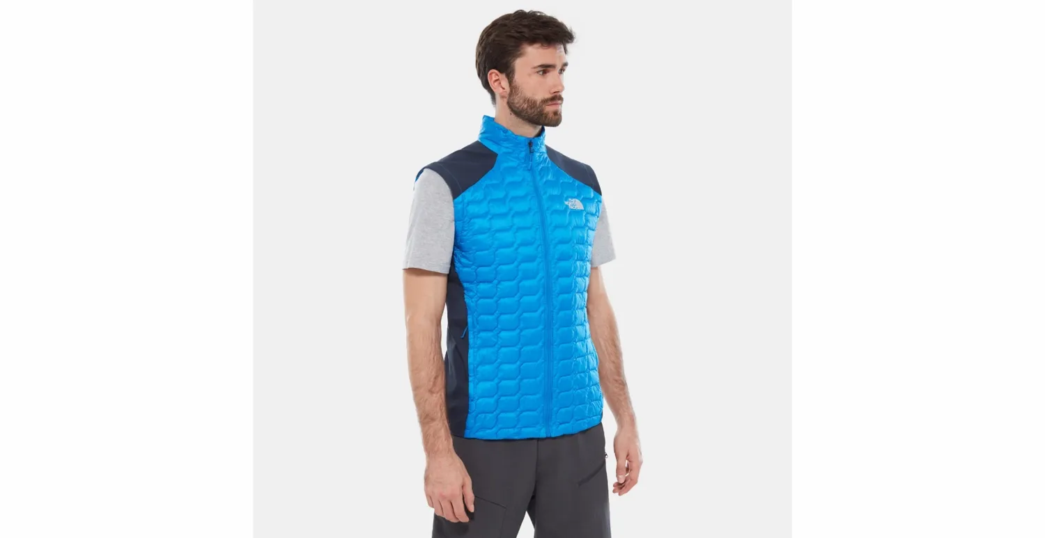 Bodywarmer The North Face Men New Thermoball Hybrid Vest Bomber Blue Urban Navy