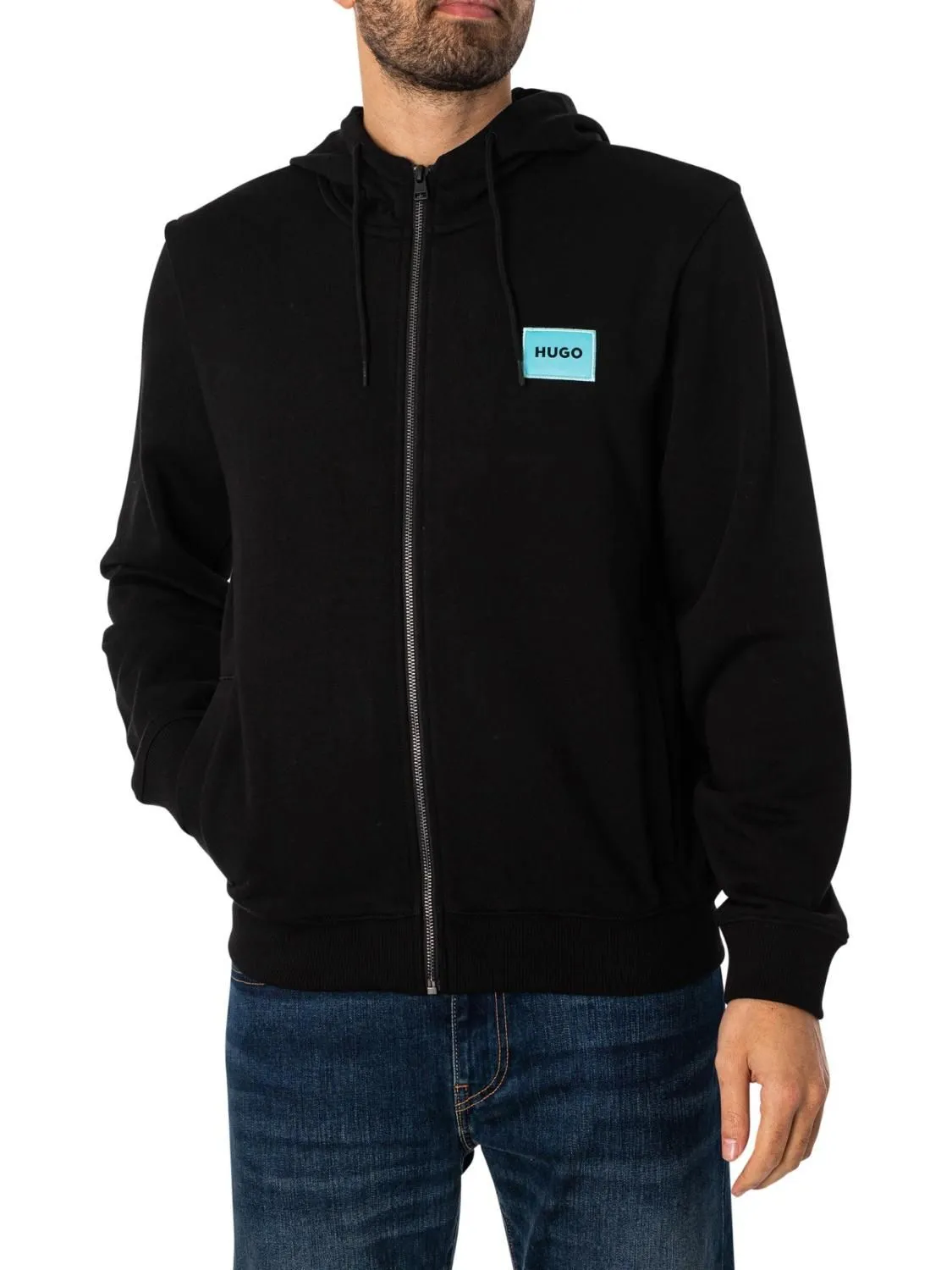 BOSS sweatstof vest met logo