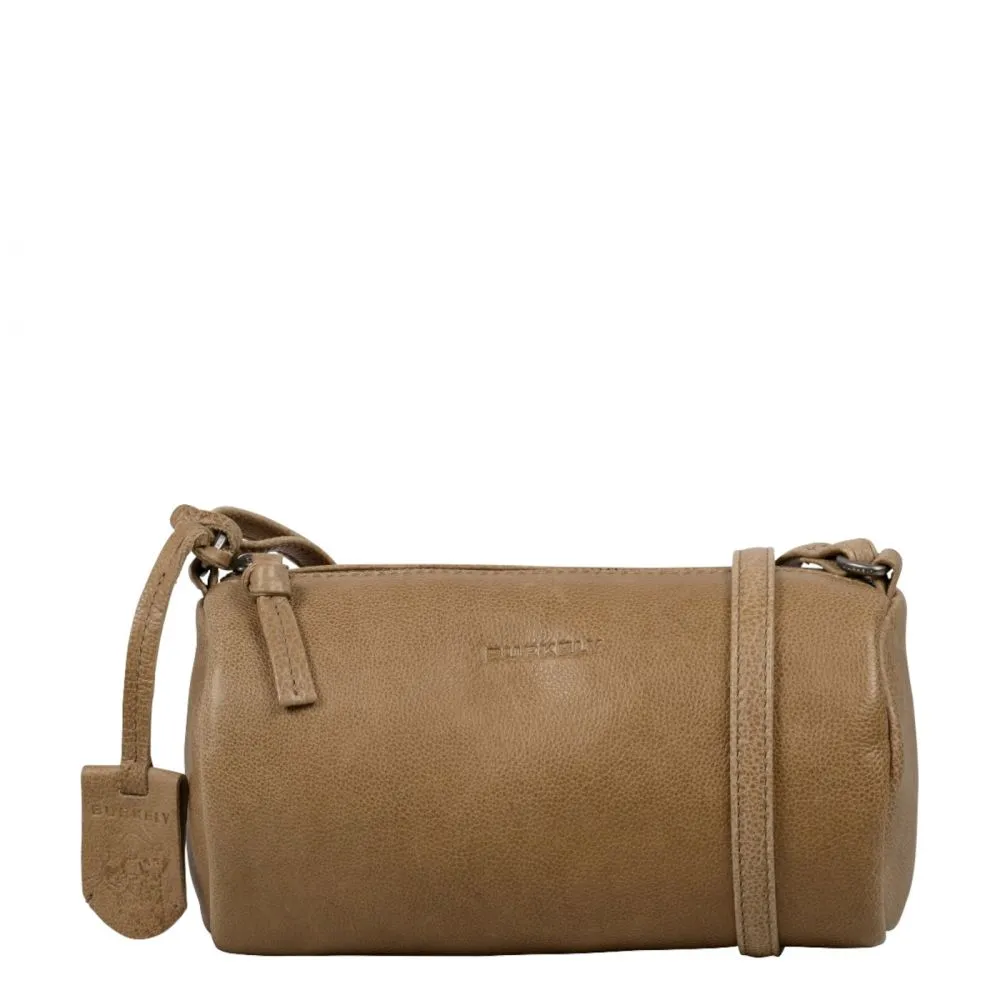 Burkely Just Jolie Taupe Leather Crossbody