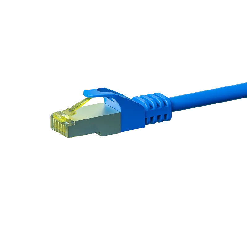 Cat7 S/FTP (PIMF) patchkabel 0,50m blauw