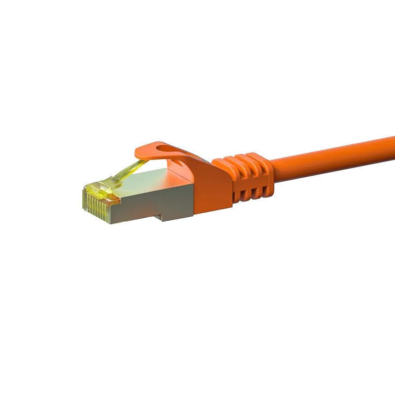 Cat7 S/FTP (PIMF) patchkabel 50m oranje