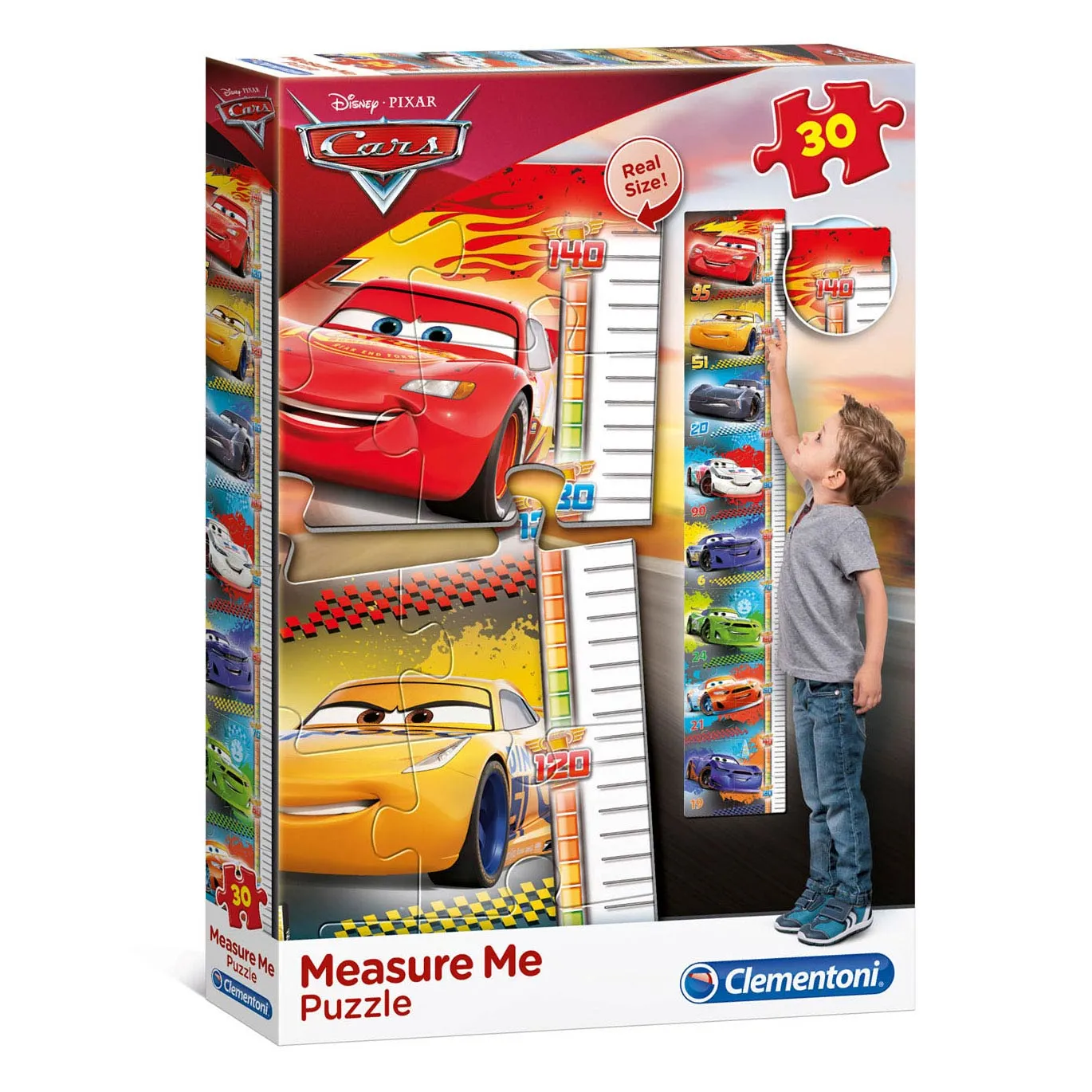 Clementoni Meetlat Puzzel Cars, 30st.