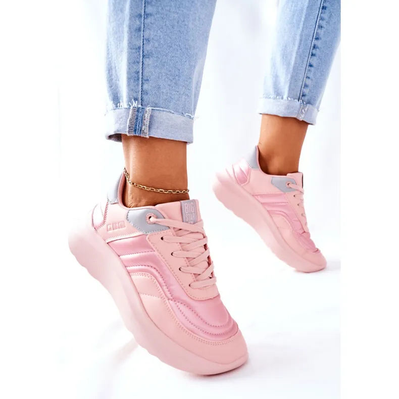 Dames sportschoenen Memory Foam Big Star II274333 Roze