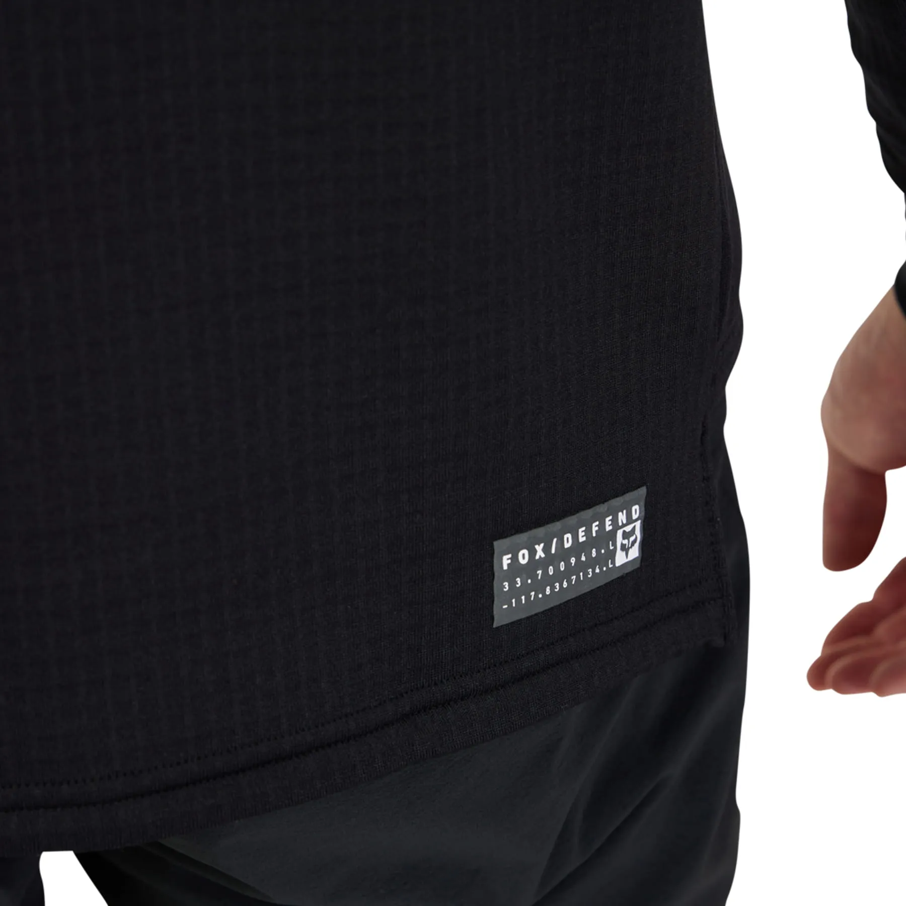 DEFEND THERMAL HOODIE  ZWART