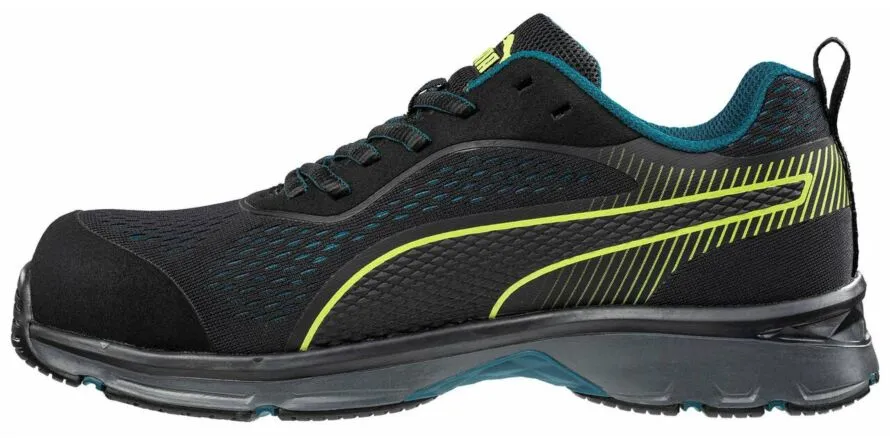 ESD veiligheidsschoenen S1P, dames, PUMA SAFETY, FUSE KNIT BLACK WNS LOW, zwart