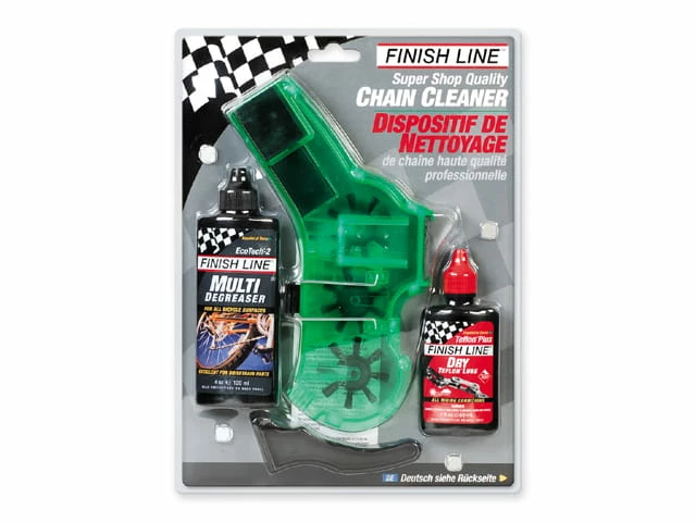 Finish Line Kettingreinigingsgereedschap Set Incl. Ontvetter + Kettingen