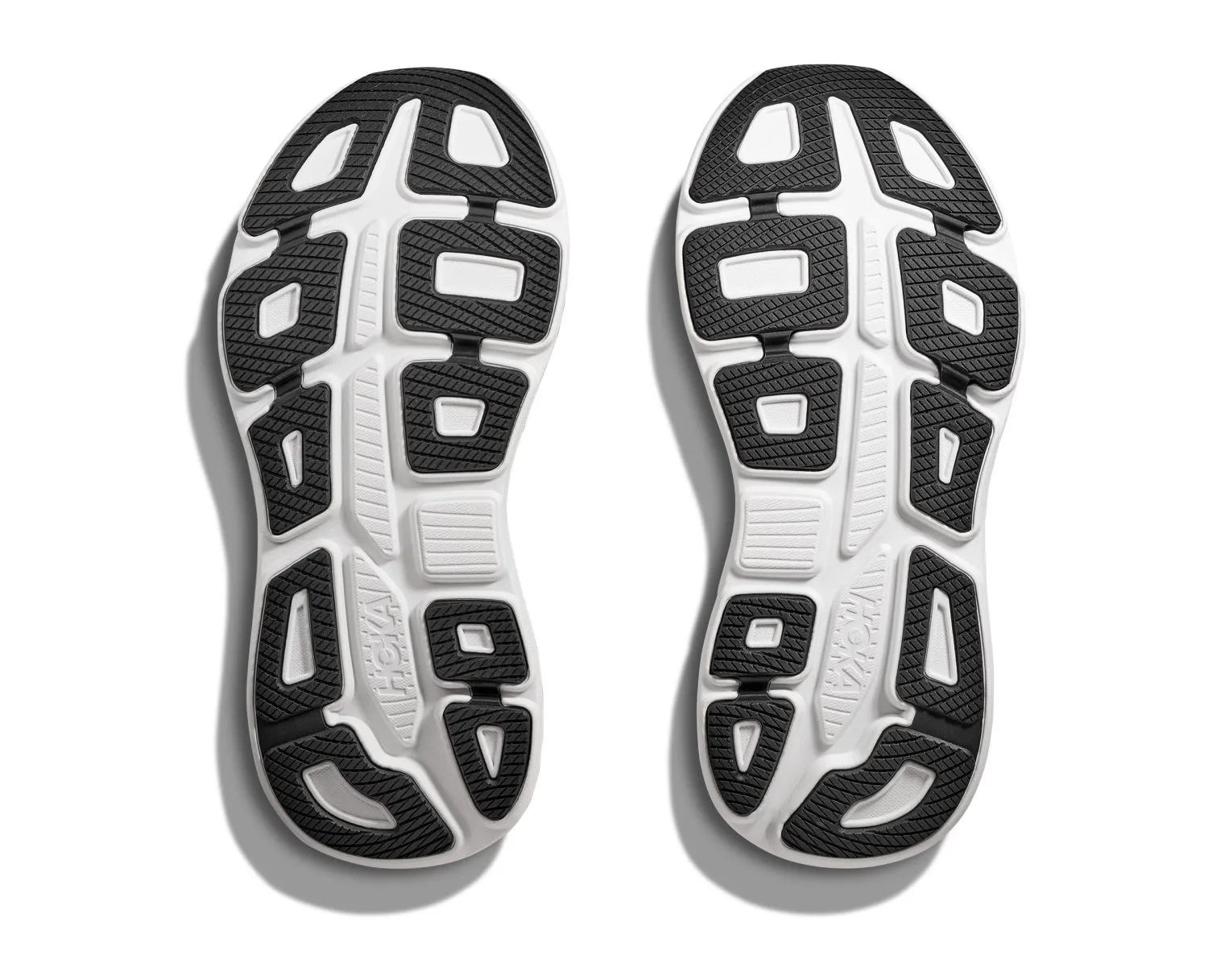 Hoka Bondi 9 hardloopschoenen zwart/wit heren