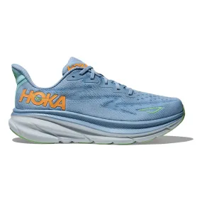 Hoka Clifton 9 hardloopschoenen blauw/oranje heren