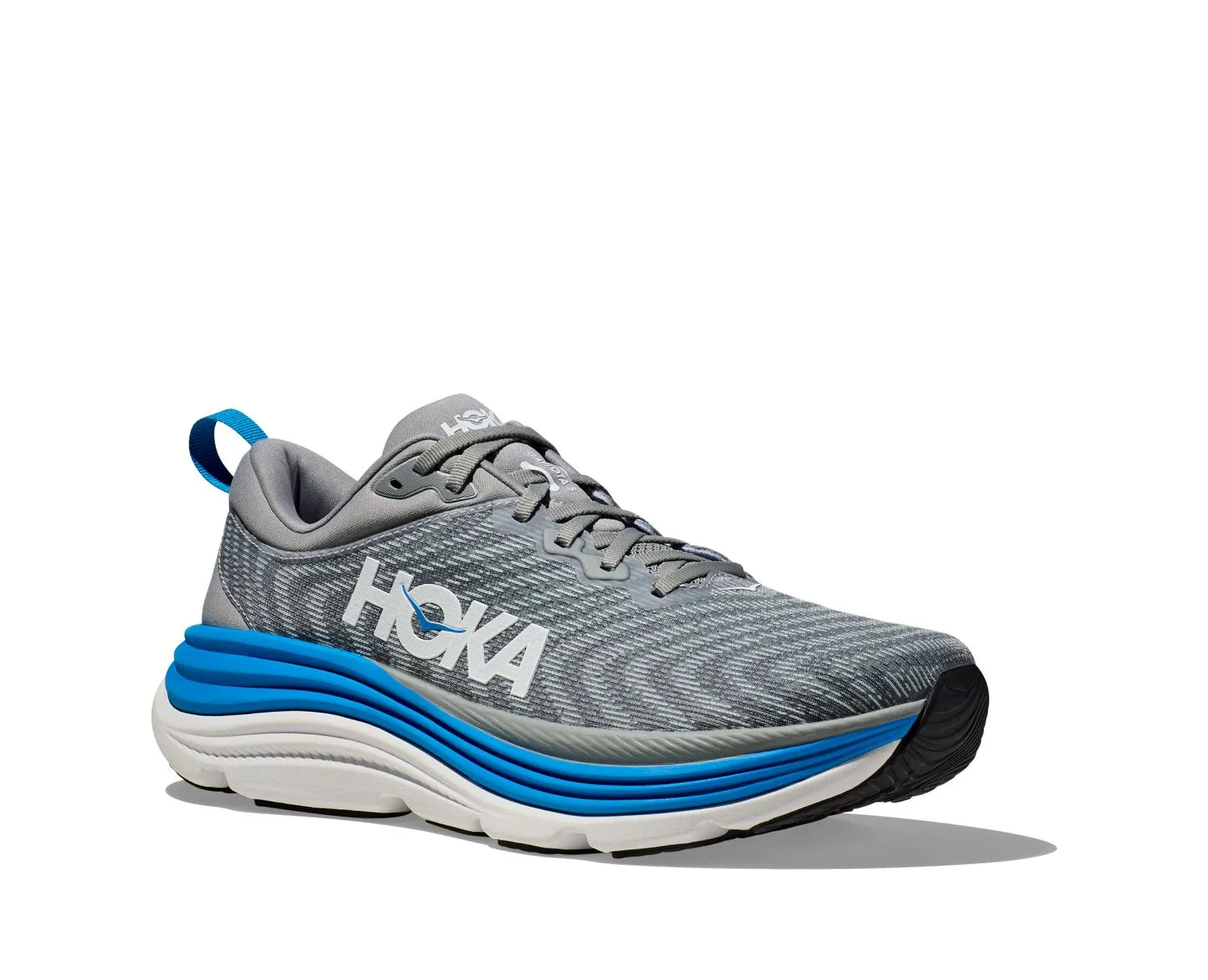Hoka Gaviota 5 hardloopschoenen grijs/blauw heren
