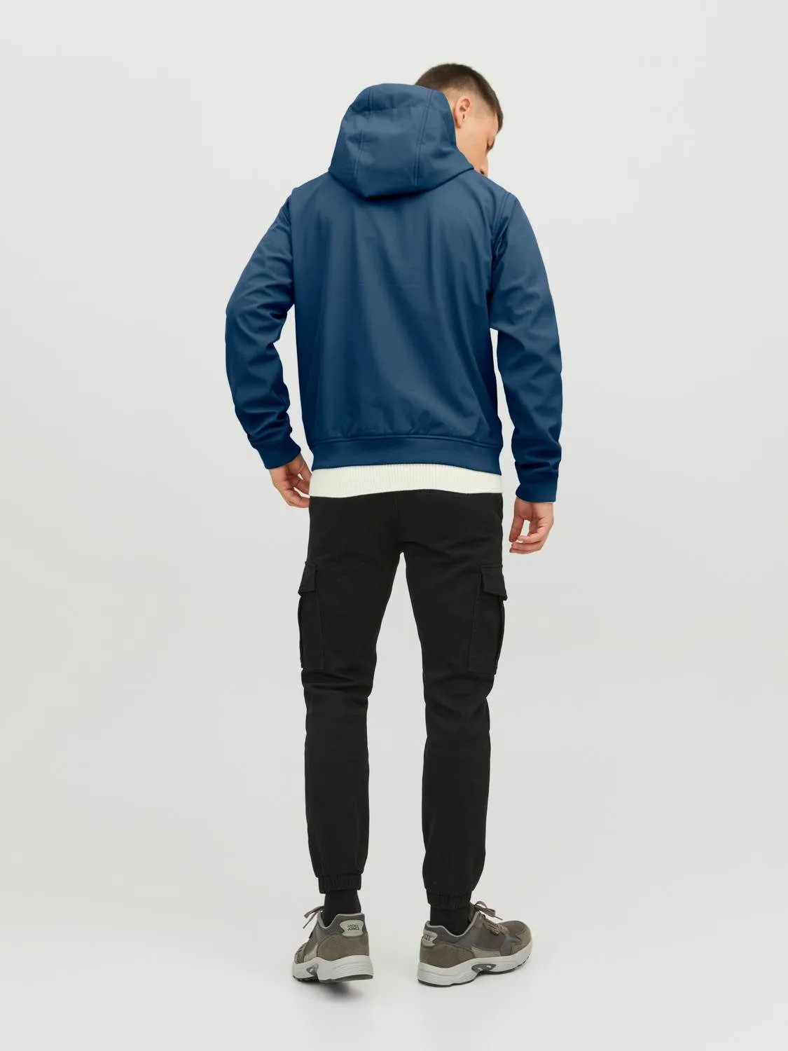 JACK & JONES ESSENTIALS softshell jas JJEBASIC ensign blue