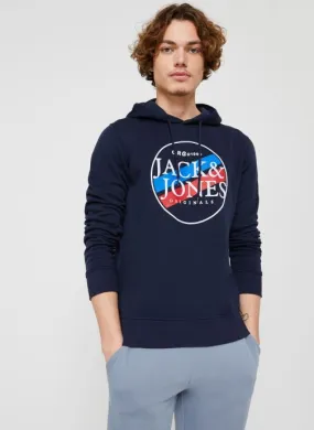      Jack & Jones Jorcodyy Sweat Hood - Blauw   