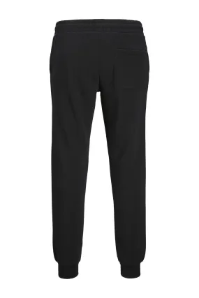 Jack & jones JUNIOR joggingbroek JPSTGORDON JJVESTERBRO met tekst zwart Jongens Sweat 176