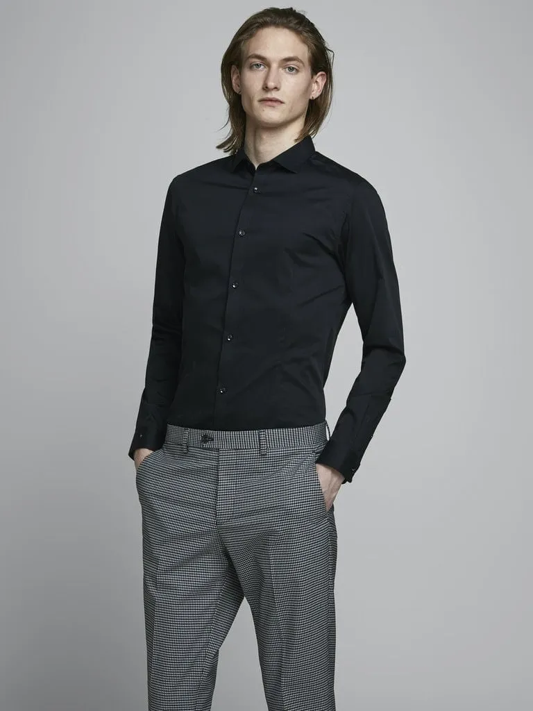 JACK & JONES OVERHEMD 12097662  BLACK