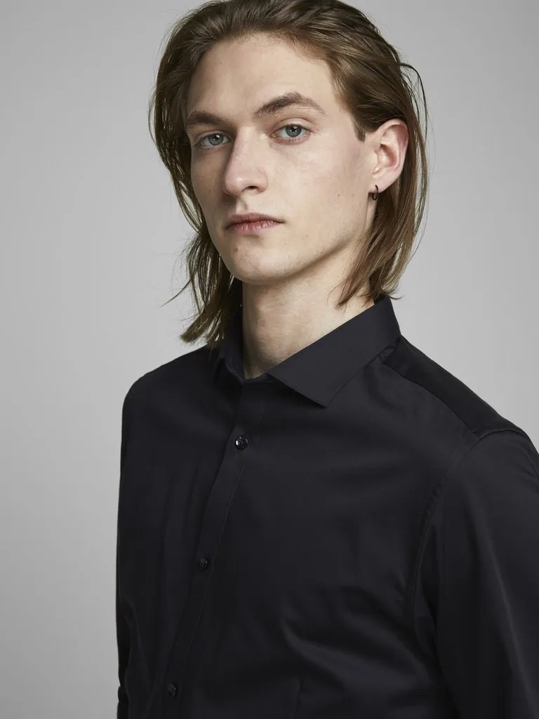JACK & JONES OVERHEMD 12097662  BLACK