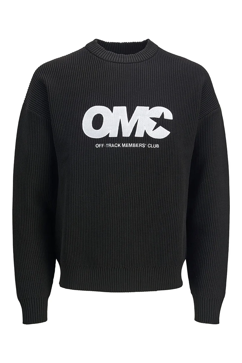   Jack & Jones  Reflex Embroidery Knit Black