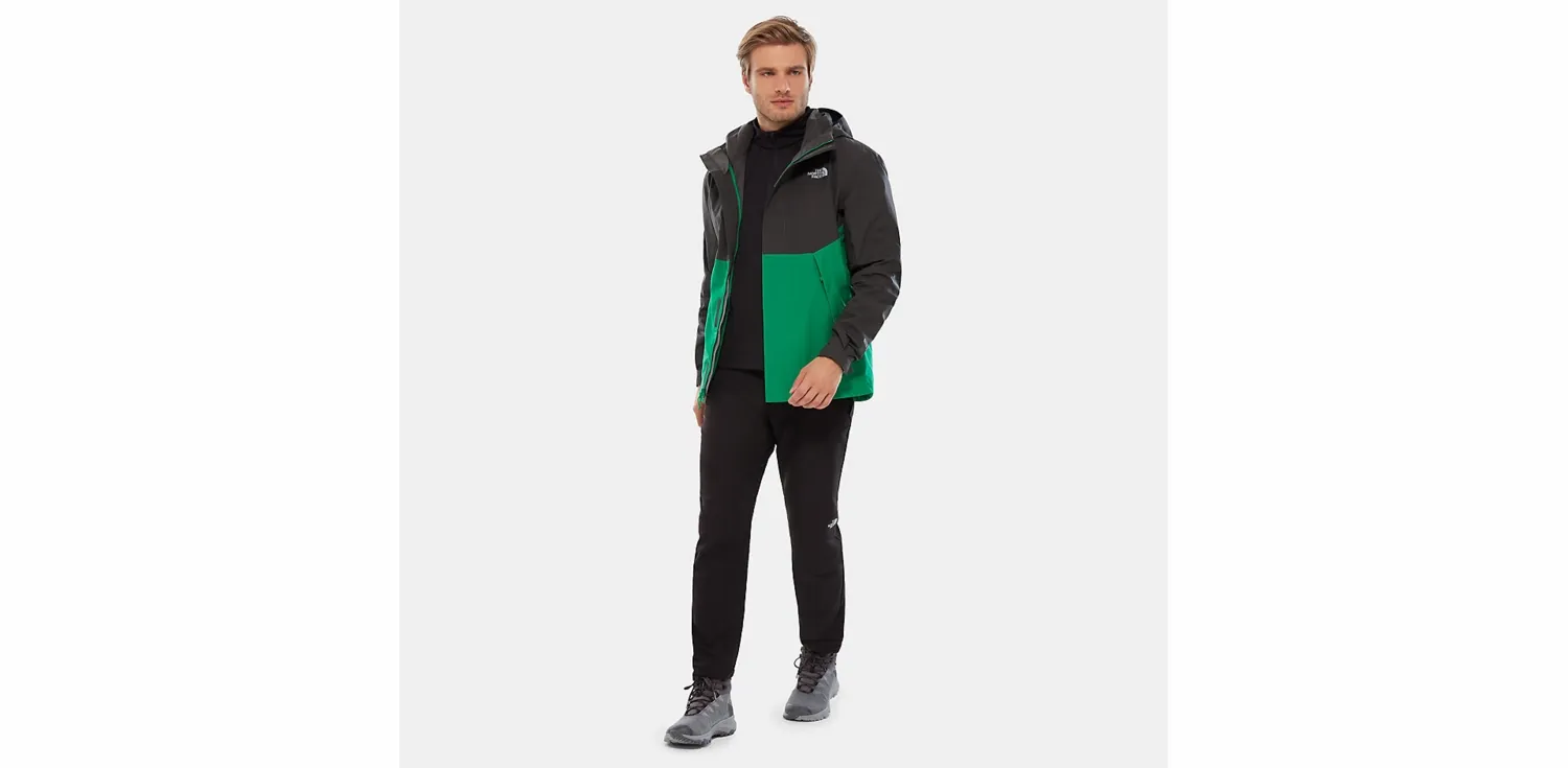 Jas The North Face Men Mountain Light II Shell Asphalt Grey Primary Green