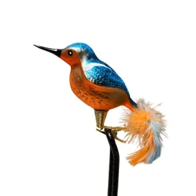 Kerstbal IJsvogel op Clip
