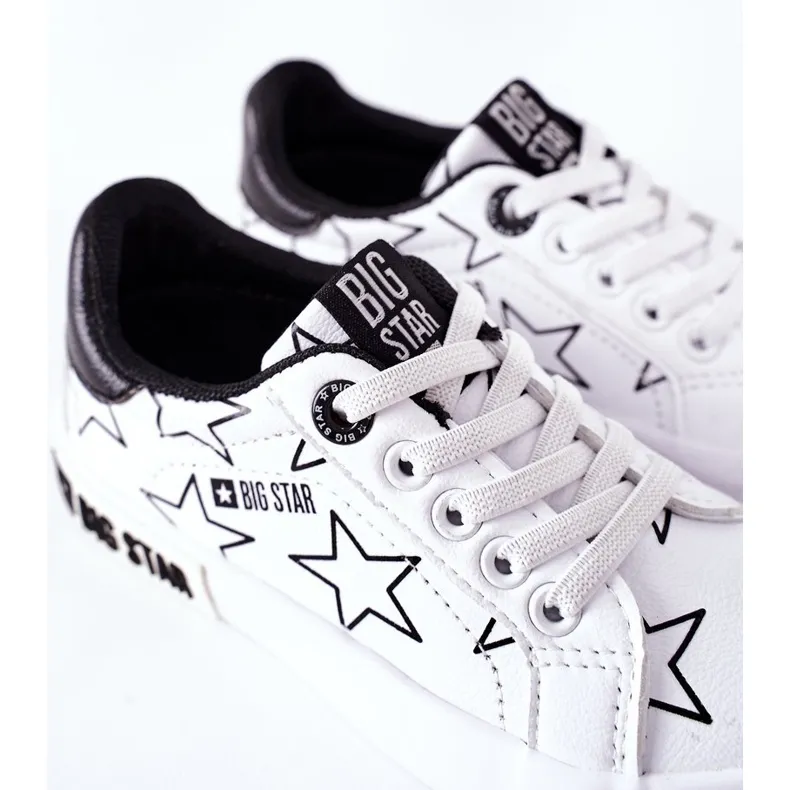 Leren kindersneakers Big Star II374001 Wit