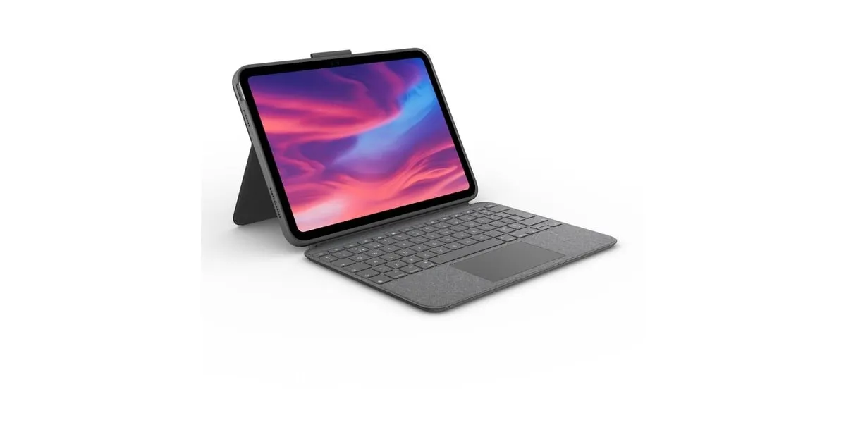 LOGITECH COMBO TOUCH VOOR IPAD (10E GENERATIE), TOETSENBORD (EU LAYOUT (QWERTY))