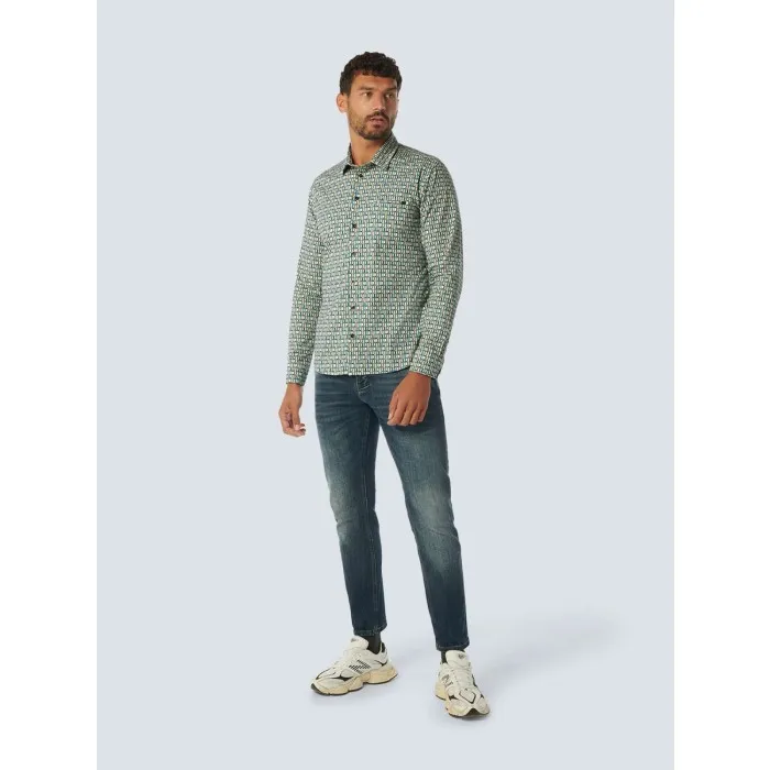 No Excess Overhemd Blauw