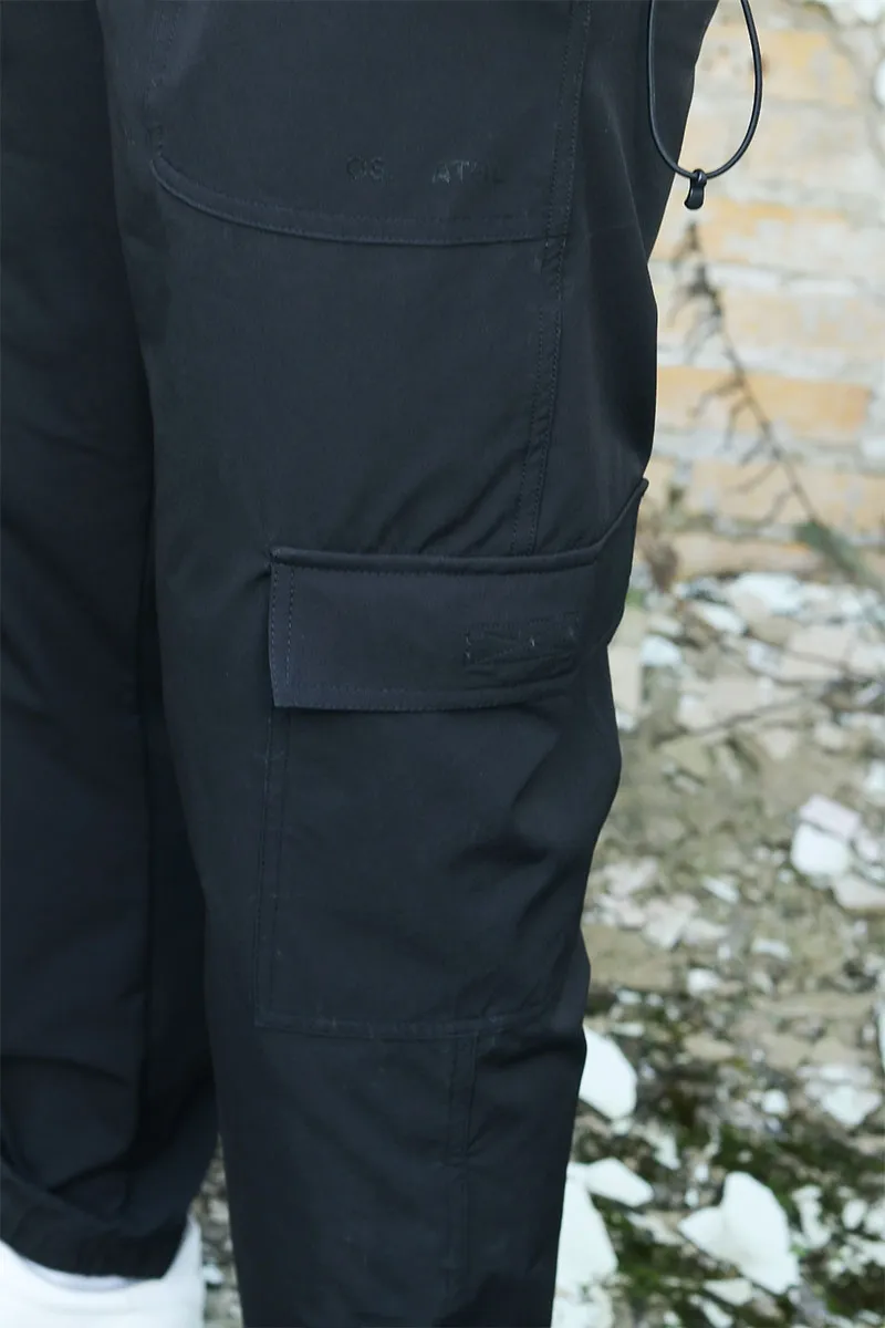   Only & Sons  Noah Athleisure Cargo Track Pants Black