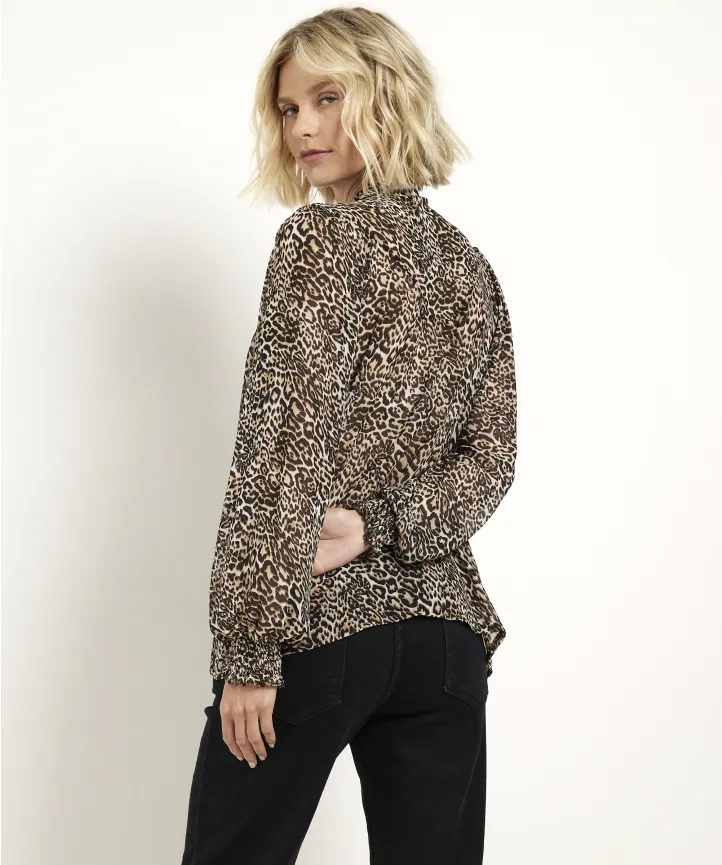 panterprint blouse