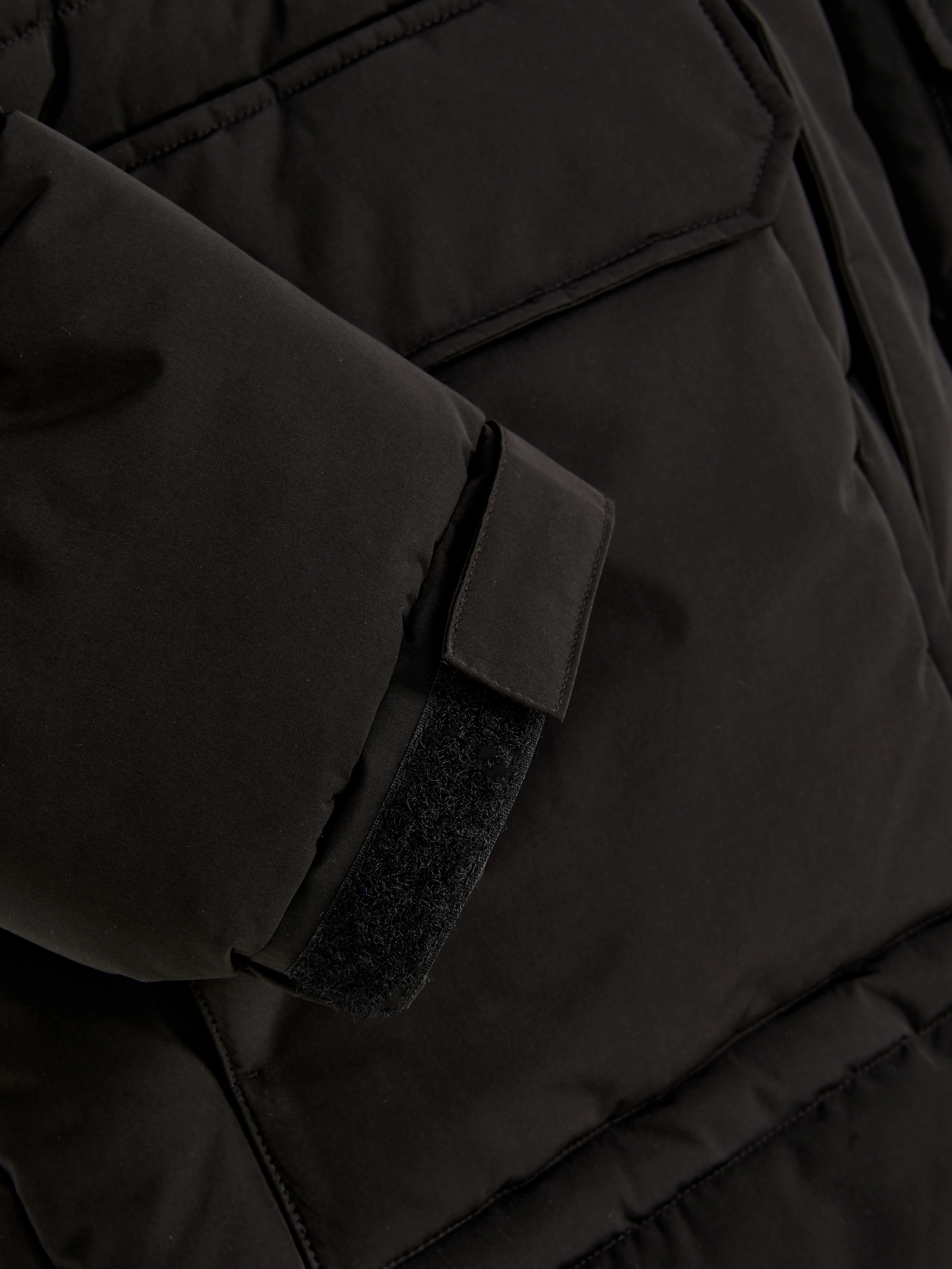 Pufferparka met capuchon