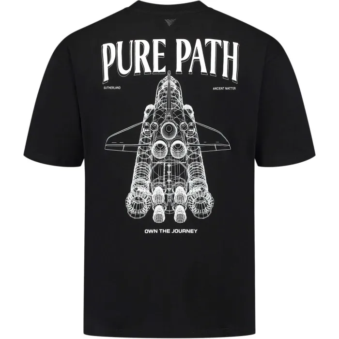 PURE PATH TSHIRT ZWART