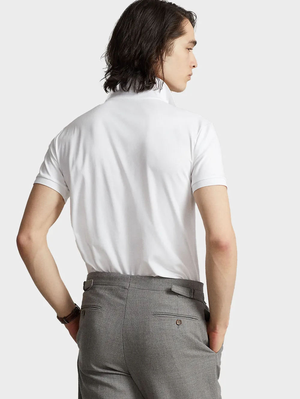 Ralph Lauren Slimfit Soft Polo Wit
