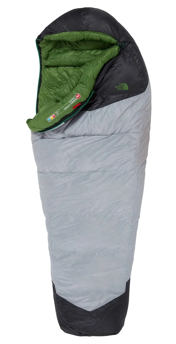 Slaapzak The North Face Green Kazoo Sleeping Bag High Rise Grey Adder Green Rechtshandig