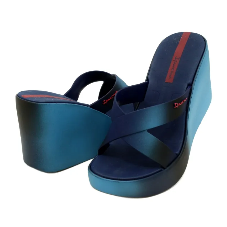 Sleehak pantoffels Ipanema 83423 Colore Fem AI974 Blauw/Blauw marineblauw