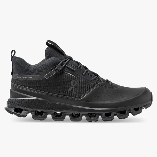 Sneaker On Running Men Cloud Hi Waterproof All Black