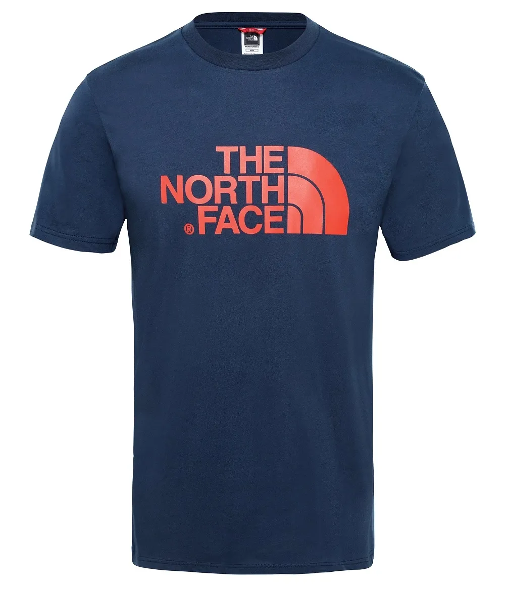 TSHIRT THE NORTH FACE MEN EASY URBAN NAVY FIERY RED