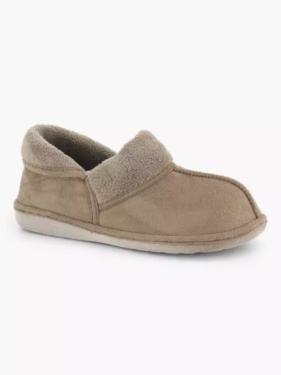 Taupe pantoffel 