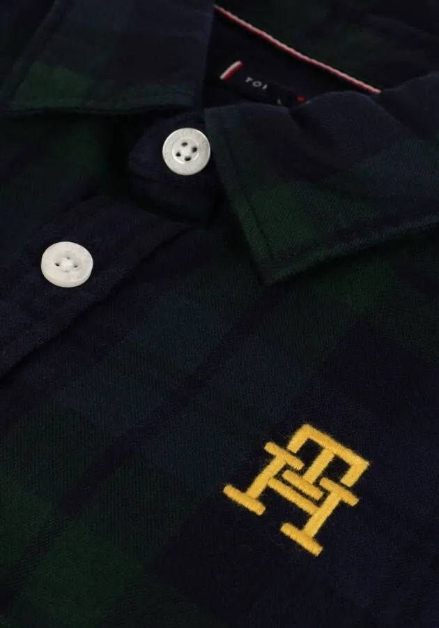 TOMMY HILFIGER Jongens Overhemden Black Watch Check Shirt Groen