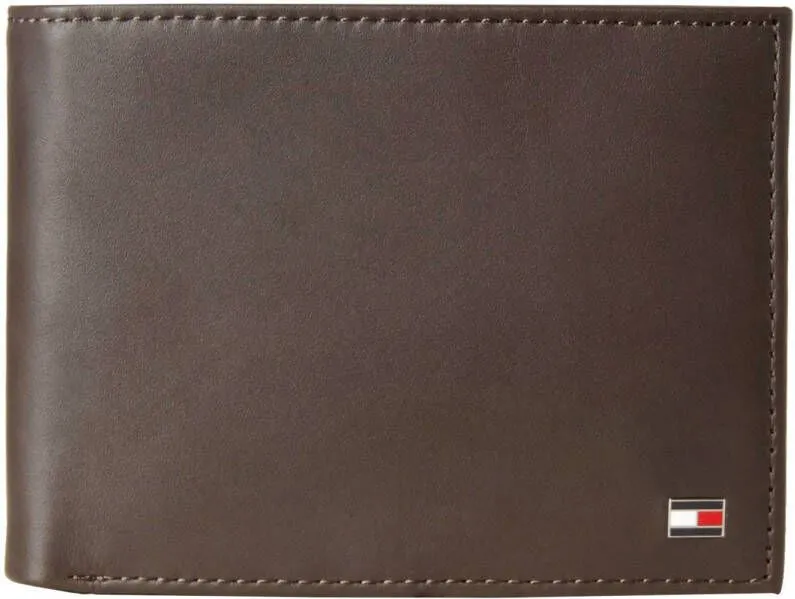 Tommy Hilfiger leren portemonnee ETON CC FLAP AND COIN POCKET