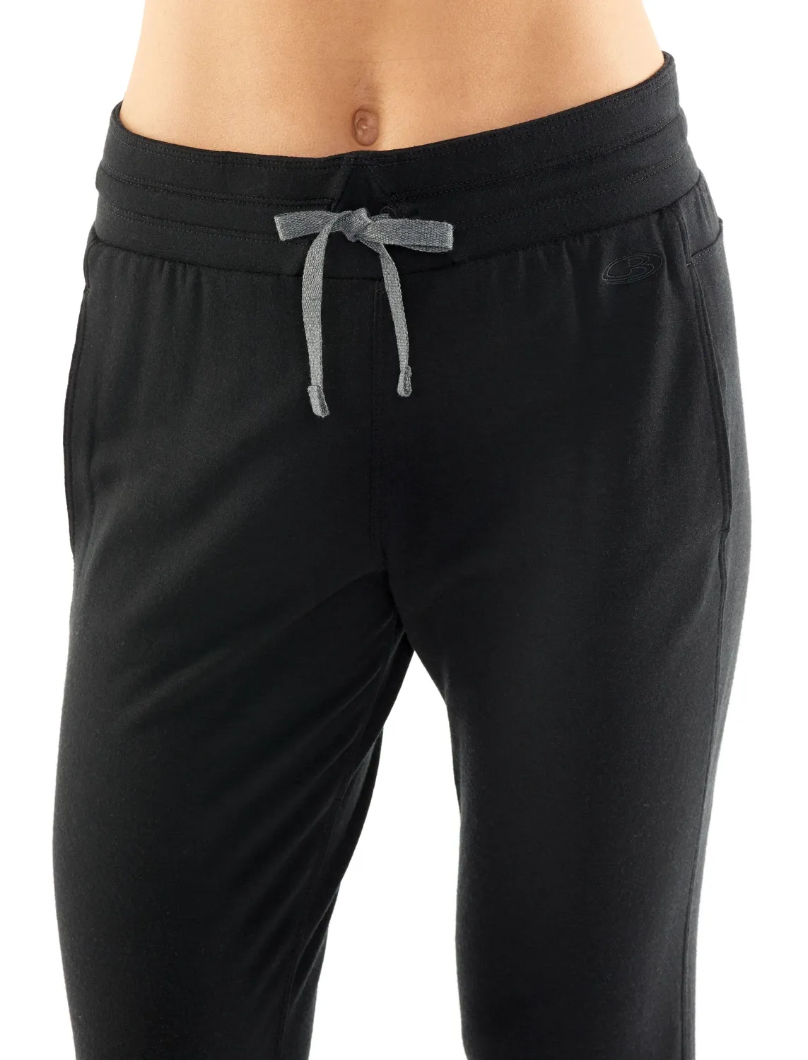 Trainingsbroek Icebreaker Women Crush Pants Black Charcoal