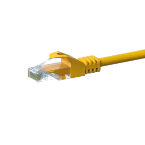 UTP CAT5e patchkabel 15m geel - 100% koper