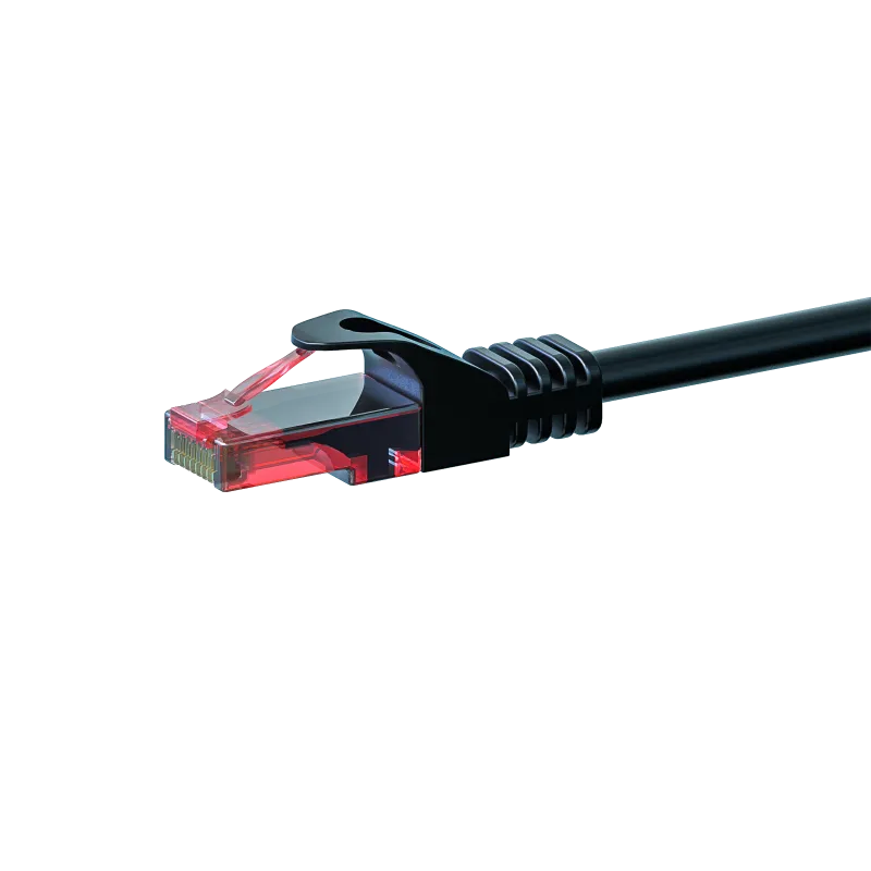 UTP CAT6 PATCHKABEL 2M ZWART  100% KOPER