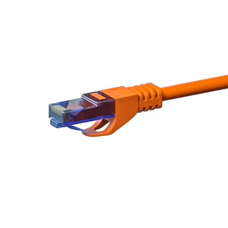 UTP CAT6A PATCHKABEL 30M ORANJE  100% KOPER