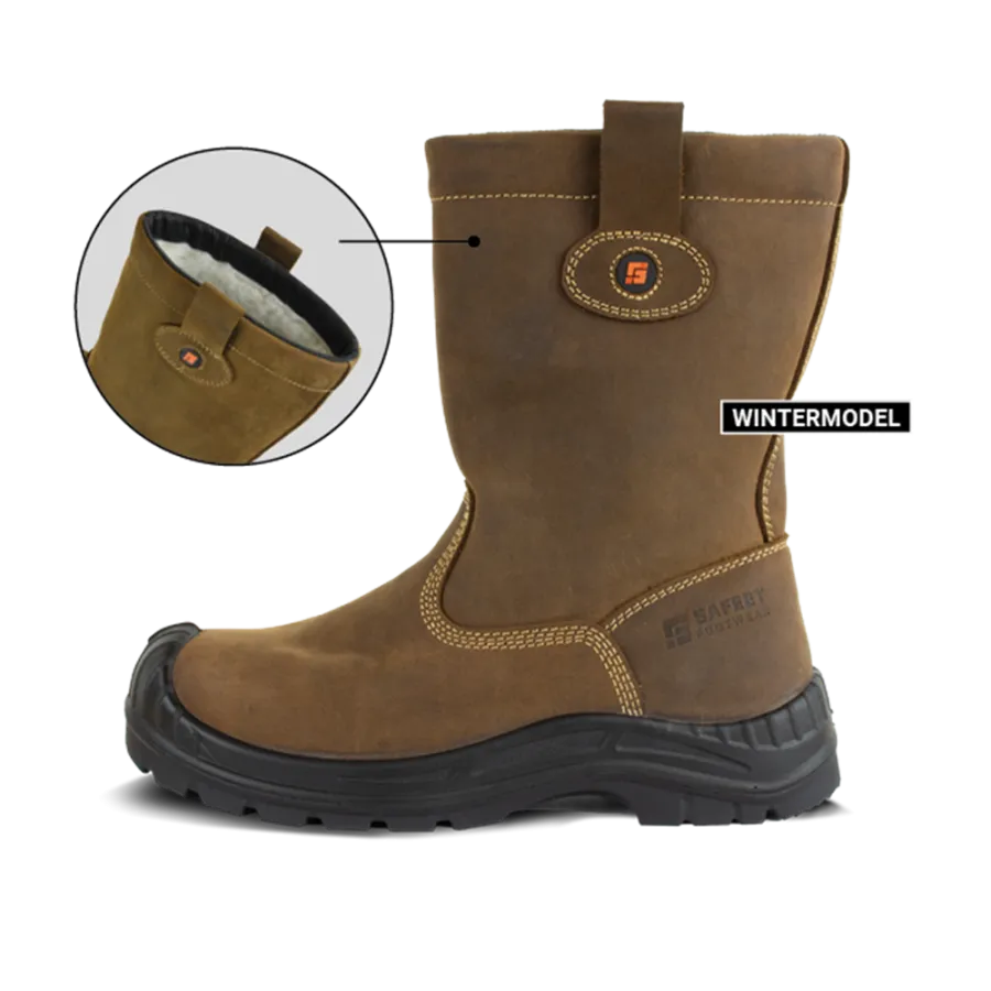 VEILIGHEIDSLAARS 30600 LUCCA  S3  MAAT 40 BRUIN
