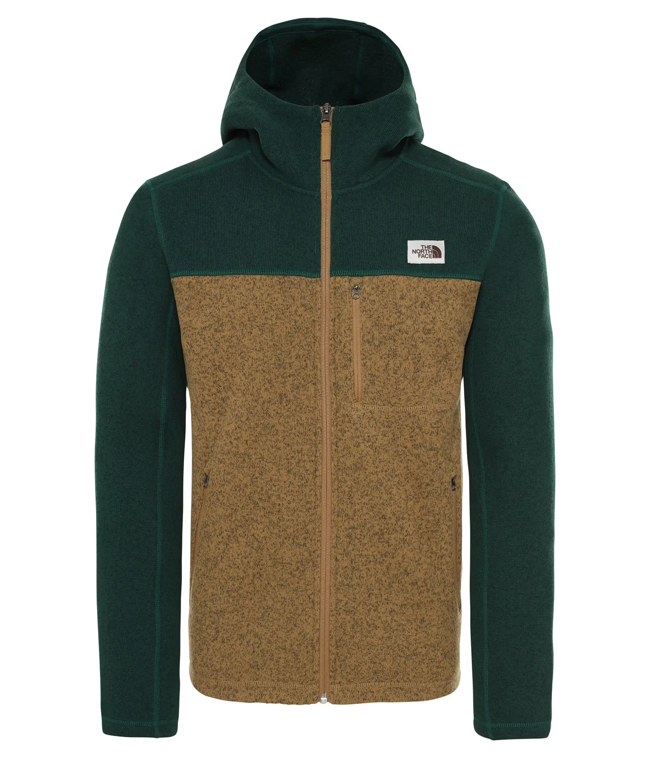 Vest The North Face Men Gordon Lyons Hoody British Khaki Heather Nigh Tiger Een Heather