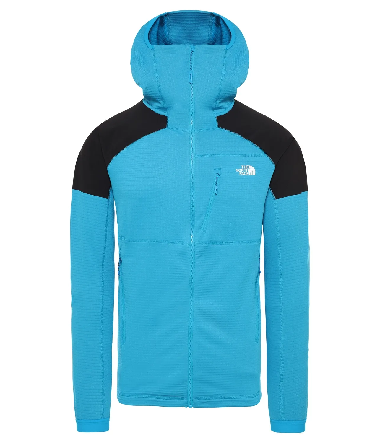 Vest The North Face Men Impendor Grid Hoody Acoustic Blue TNF Black