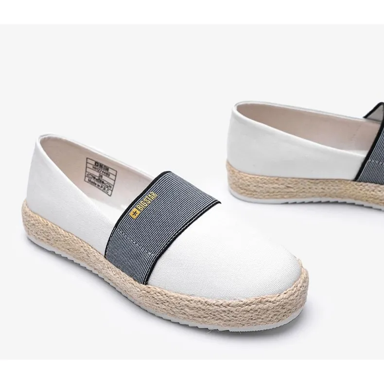 Witte espadrilles voor dames van Big Star BeShi