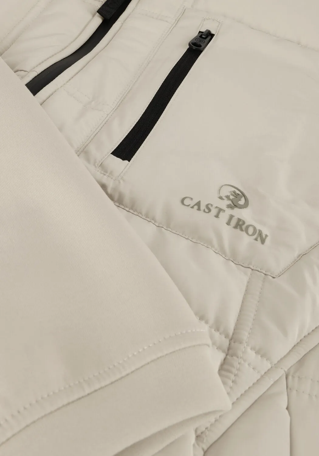 zand cast iron jack bomber jacket cotton polar fleece